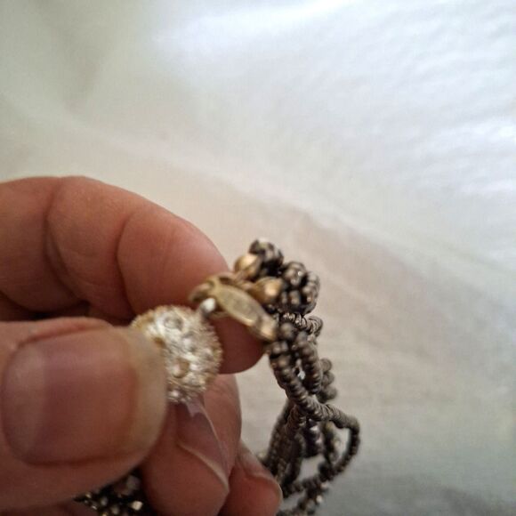 A TR China Women's Bracelet Layered Rhinestone Boho Elegant Eveningwear - Picture 4 of 7